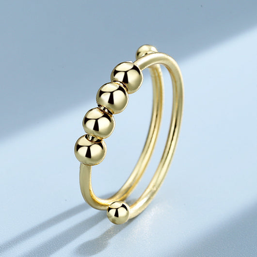 Anillo Giratorio Antiestrés - Joya Relajante para el Día de San Valentín - Image 11
