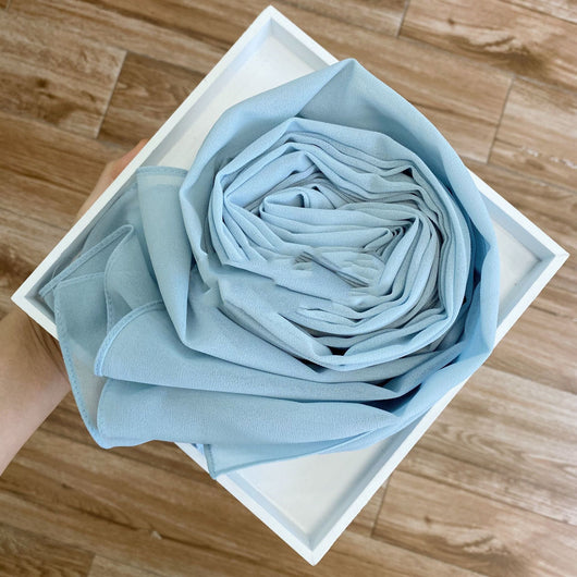 Pañuelo Hijab de Gasa Perlada Liso para Mujer - Image 16