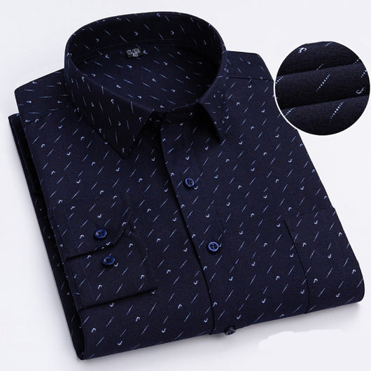 Camisa Casual de Cuadros Manga Larga para Hombre Adulto - Image 13