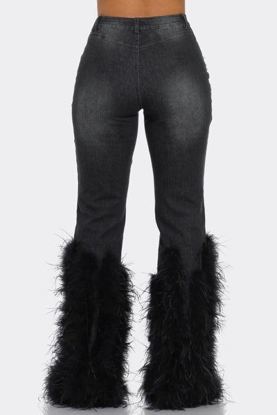 Jeans Stretch Rasgados con Detalles de Perlas - Image 26