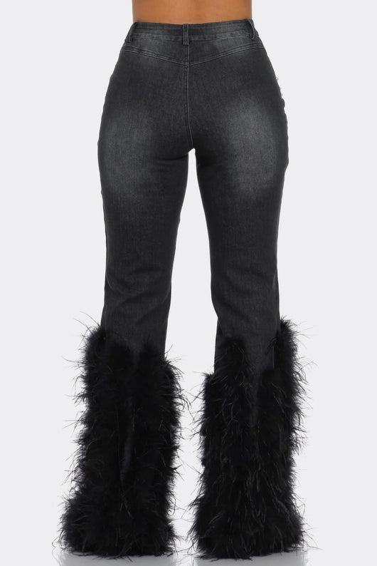 Jeans Stretch Rasgados con Detalles de Perlas - Image 26