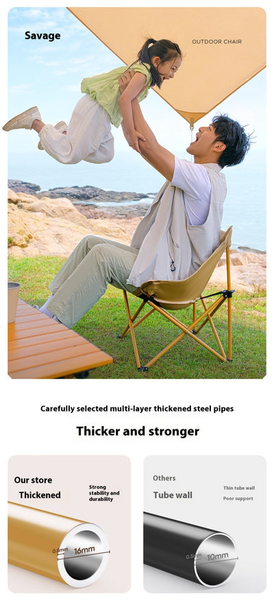 Silla de Camping Plegable con Respaldo Ergonómico - Image 17
