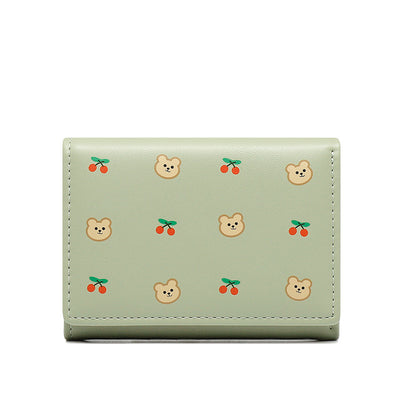 Billetera Compacta Oso Tierno con Cereza - Image 6