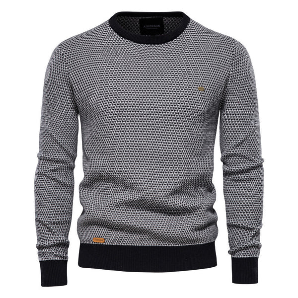 Sudadera Hombre Cuello Redondo Bicolor Estilo Europeo