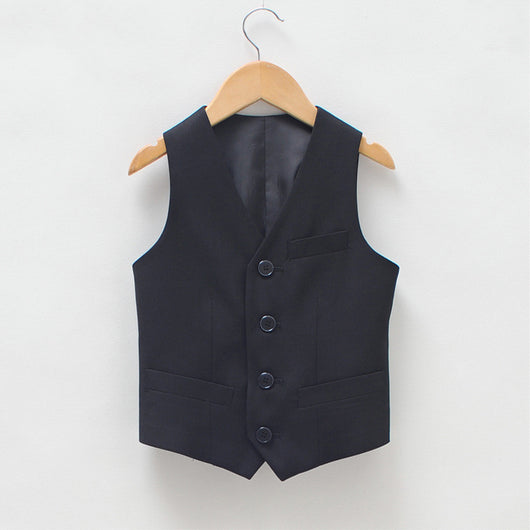 Chaleco Negro Infantil para Niños - Traje de Presentación y Eventos - Image 4