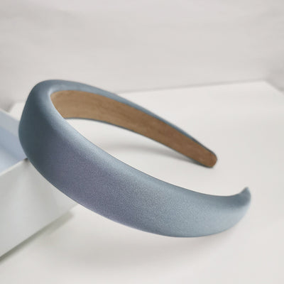 Diadema Retro de Satén con Esponja - Accesorio para Cabello Francés de Ancho Generoso - Image 83