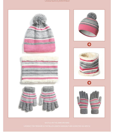 Conjunto Invernal Completo: Gorro, Bufanda y Guantes Acolchados - Image 25