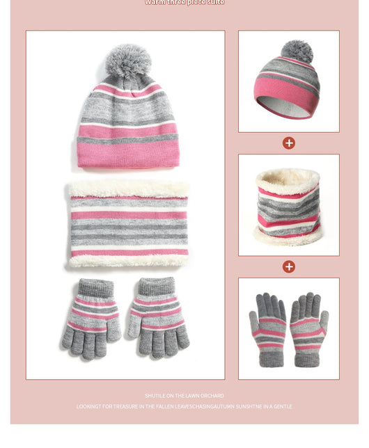 Conjunto Invernal Completo: Gorro, Bufanda y Guantes Acolchados - Image 25