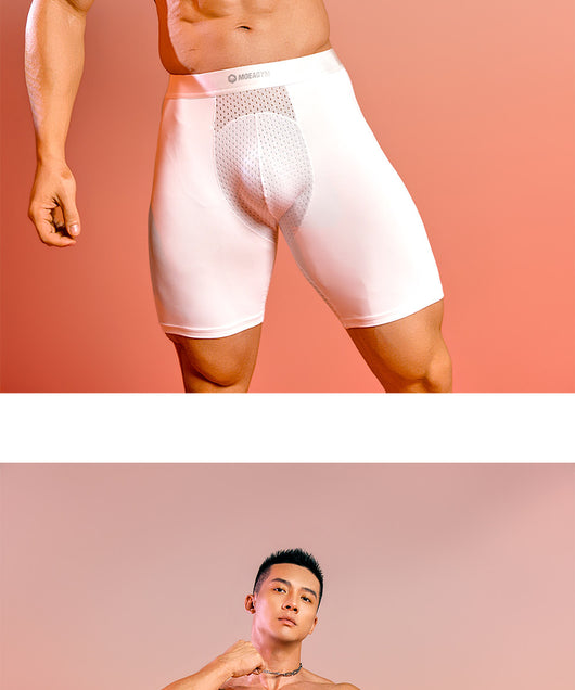 Calzoncillos Deportivos de Seda Helada con Largo Extendido para Hombre - Image 20