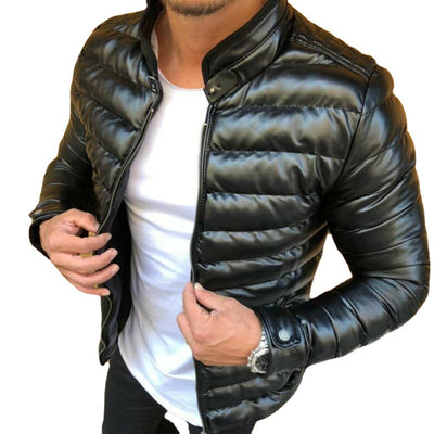 Chaqueta de Cuero Slim Ligera - Estilo Moderno y Versátil - Image 7