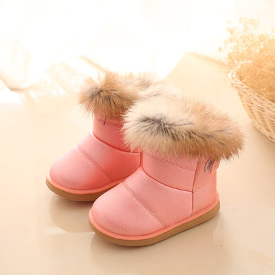 Botas de Nieve para Niña con Forro de Conejo Real y Suela Suave - Image 18