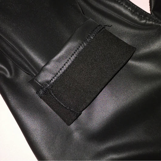 Pantalones de Cuero PU Yoga Levanta Glúteos Estilo Europeo Americano - Image 13