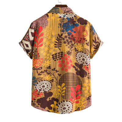 Camisa Hawaiana de Playa Estampada para Hombre - Image 4