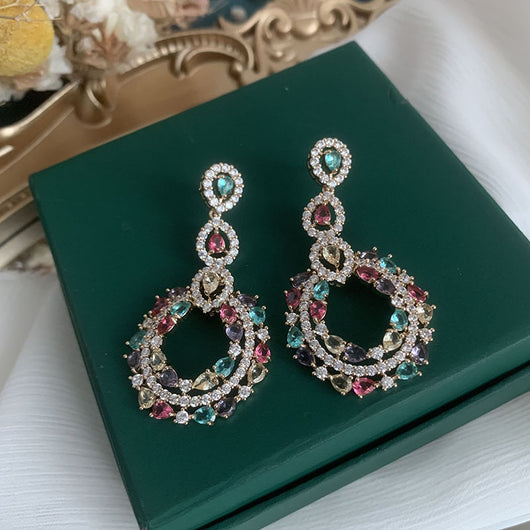 Aretes Florales Delicados para Rostros Redondos - Image 7