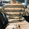Men's Loose Striped Long Sleeve T-Shirt - Casual Style