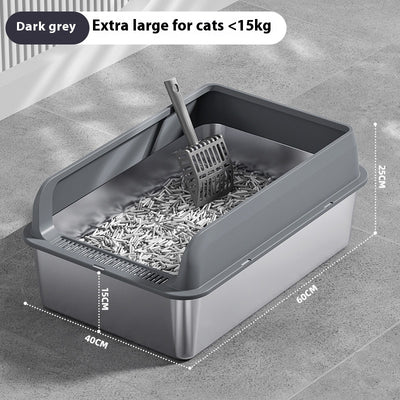 Arenero de Acero Inoxidable para Gatos - Image 11