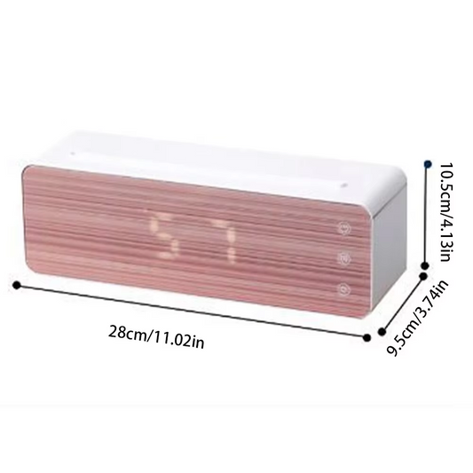 Difusor Humidificador con Efecto Llama, Reloj y Lámpara Ambiental - Image 2