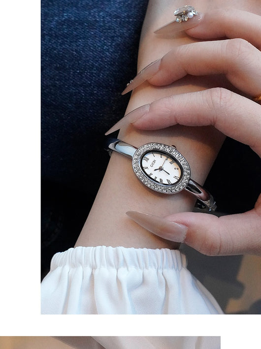 Reloj Pulsera Mujer Diseño Ovalado Elegante - Image 12