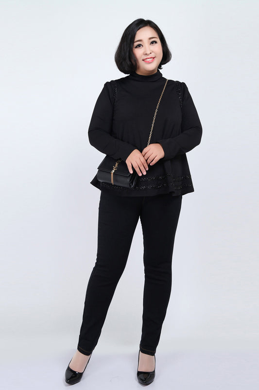 Jeans Talle Alto Extra Grande para Mujer - Largo Extendido - Image 2