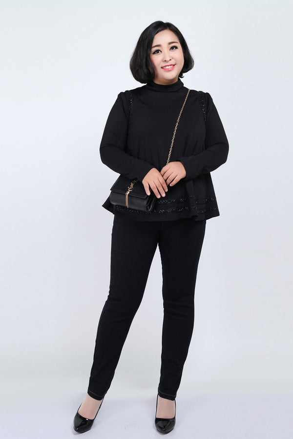 Jeans Talle Alto Extra Grande para Mujer - Largo Extendido