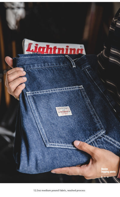 Jeans Rectos Sueltos Estilo Retro Americano con Cintura Ajustada - Image 10