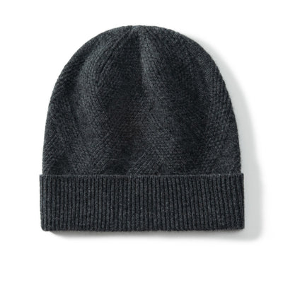 Gorro de Cachemira Pura para Mujer - Tejido Grueso con Diseño Retorcido - Image 5