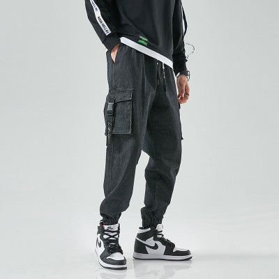 Pantalones Sueltos Estilo Coreano para Hombre - Diseño Moderno Primavera - Image 7