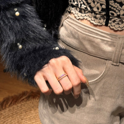 Anillo de Plata Esterlina para Mujer con Circón Rojo Rosa - Lujo Accesible - Image 15