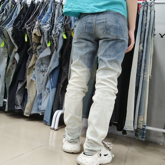 Pantalones Infantiles Retro Degradado Americano - Image 22