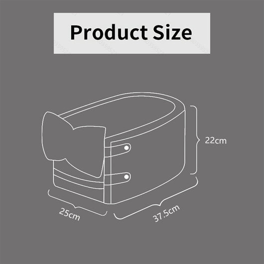 Cama Elevada para Mascotas con Soporte en Consola Central del Auto - Image 24