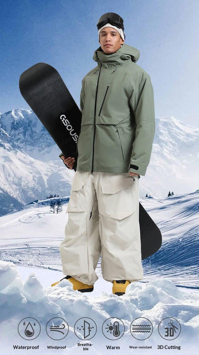 Chaqueta de Esquí Impermeable Térmica con Tecnología Respirable - Image 28