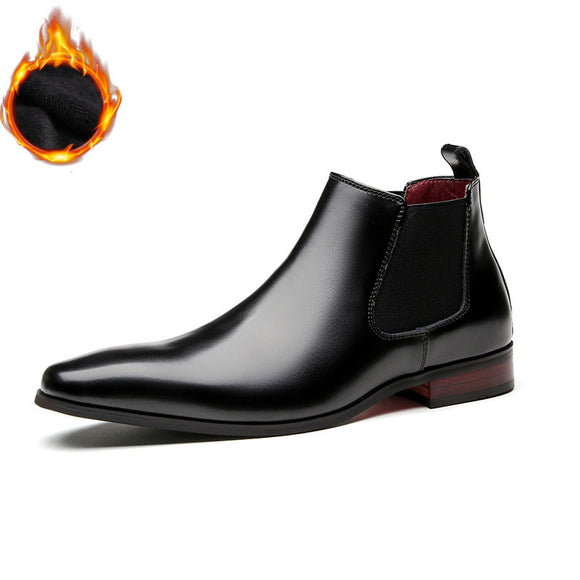 Botas Ejecutivas de Cuero Genuino para Hombre
