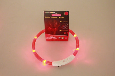 Collar LED Recargable USB para Mascotas - Luz de Seguridad Nocturna para Perros - Image 15
