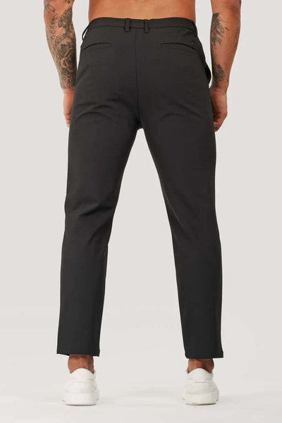 Pantalones de Vestir Casuales Lisos para Hombre - Multiusos Ejecutivos - Image 20