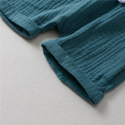 Conjunto de Dos Piezas en Algodón Doble Crepe con Mangas Cortas - Image 17