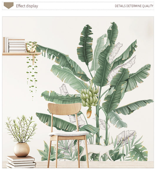 Papel Tapiz Autoadhesivo Árbol de Plátano para Dormitorio y Sala - Image 9
