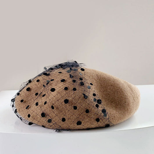 Boina de Malla y Lana para Mujer - Estilo Otoñal - Image 3