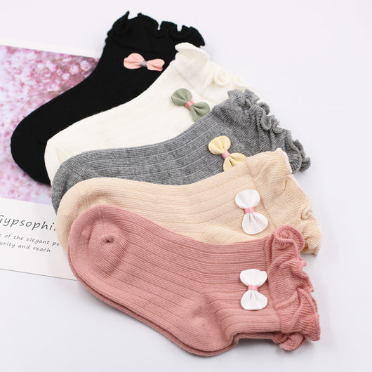 Calcetines Princesa con Diseño Floral para Niñas - Image 9
