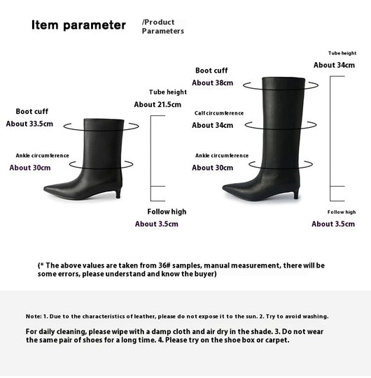 Botas de Tacón Kitten Cómodas y Sueltas para Moda Diaria - Image 9