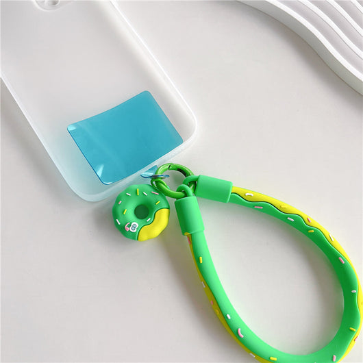 Funda Protectora para Celular con Donut de Silicona y Colgante - Image 14