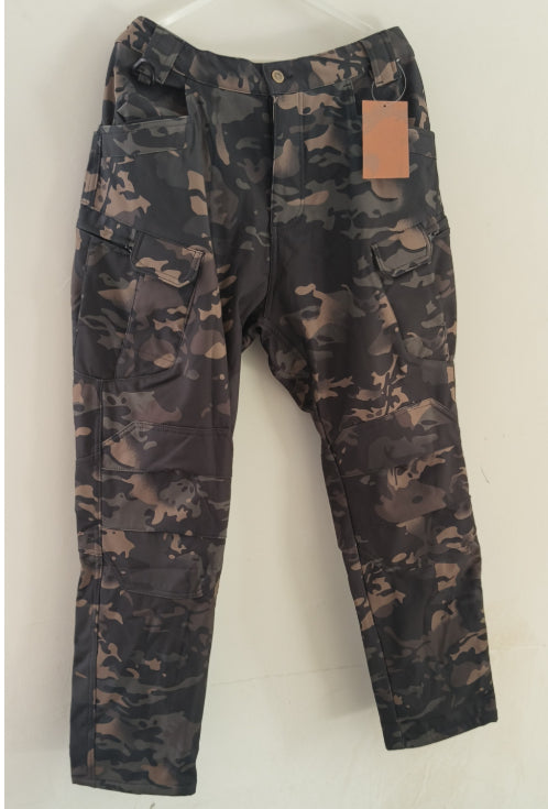 Pantalones Tácticos Invierno Hombre - Forro Polar Impermeables Shark Skin - Image 11