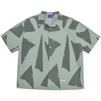 Camisa Hawaiana Casual de Cuello Cubano con Estampado - Image 4