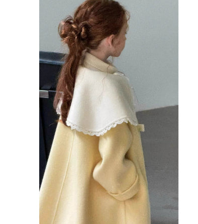 Abrigo Amarillo Acolchado de Largo Medio para Niños - Image 8