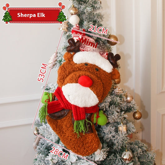 Medias Navideñas Decorativas - Juego de Tamaños Grande, Mediano y Pequeño - Image 15