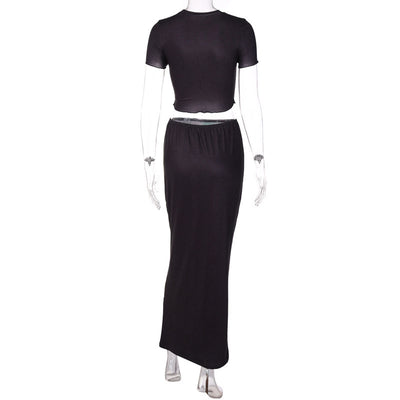 Vestido Camiseta Estampado Cuello Redondo Manga Corta para Mujer - Image 16