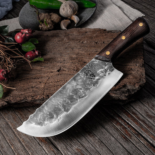 Cuchillo de Cocina Antiguo Forjado a Mano de Longquan para Chef Casero - Image 9