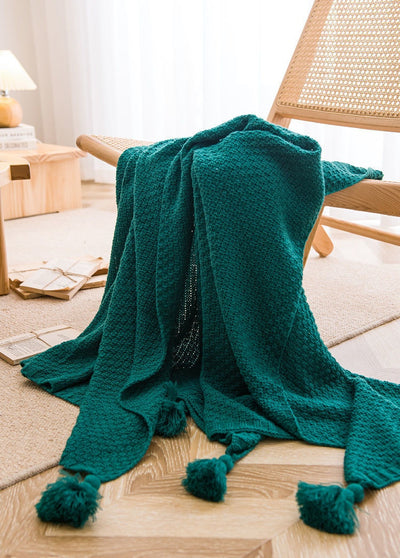 Manta de Sofá Casual con Borlas - Image 14