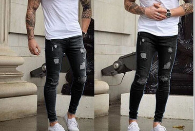 Jeans Slim Fit con Borde Deshilachado - Image 10