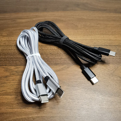 Cable USB-C a USB-C Trenzado 1m - Carga Rápida 60W 3A - Image 6