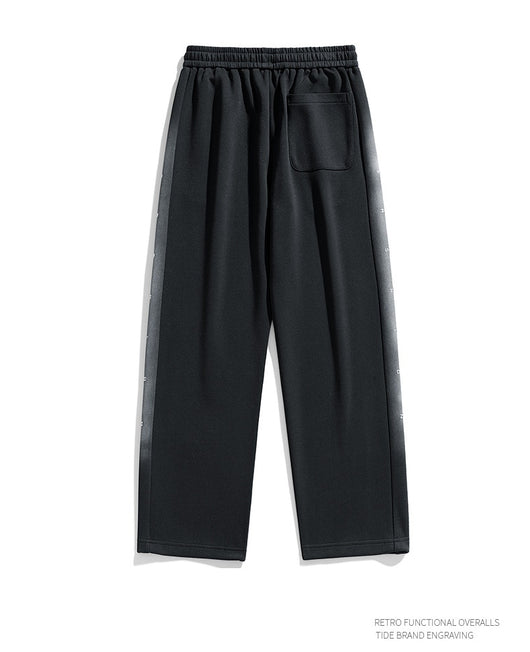 Pantalones Rectos Holgados Estilo Japonés para Hombre - Image 11